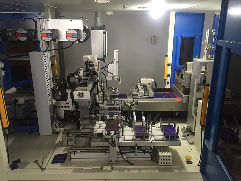 Production of solar panels